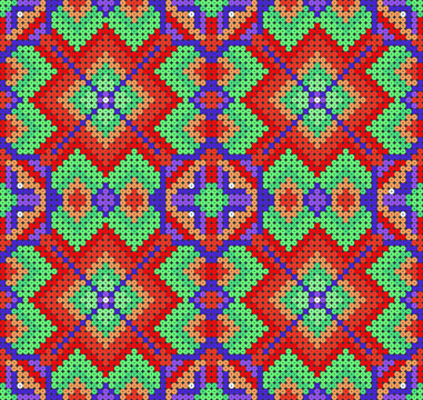 Colorful geometric pattern 