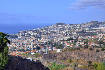 
View over Funchal, Madeira Island, Portugal