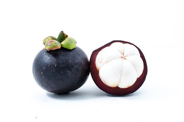 Mangosteen the queen of Thai tropical fruit with unique sweet 