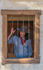 Cowboy in Town Jail