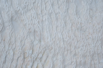 texture of travertine in Pamukkale. Turkey