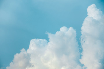 sky with clouds on evening, low saturation and toned pictures