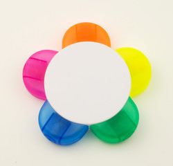 abstract colorful background with circles