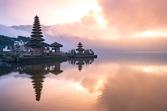 Pura Ulun Danu Bratan Temple In Bali