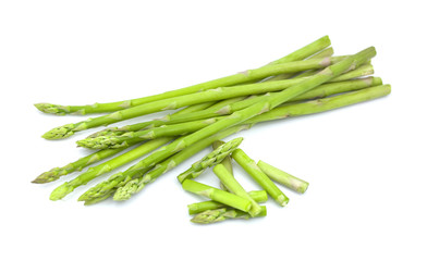 Asparagus isolated on white background