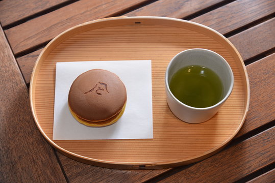 Japanese confection and tea set