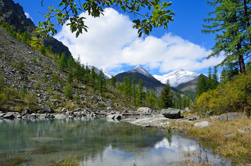 Big Shavlinskoe lake, Altai Republic, Russia