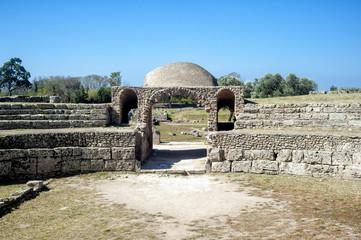 Paestum, Archaeological site, Salerno.