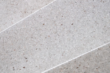 Fototapeta premium Stairs Terrazzo polished stone walkway and floor, pattern and color surface marble and granite stone, material for decoration background texture, interior design. selective focus.