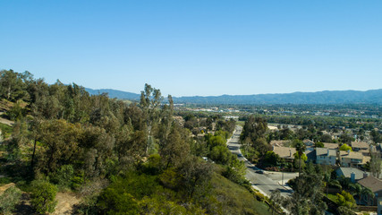 Naklejka premium Valencia Mid City Aerial 1