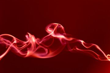 Obraz premium Movement of white smoke