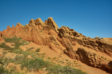 Fairy Tale Canyon, Kyrgyzstan.