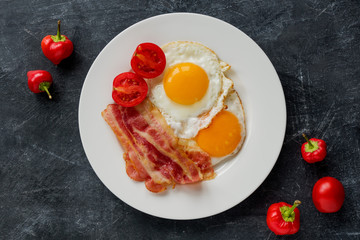 fried eggs