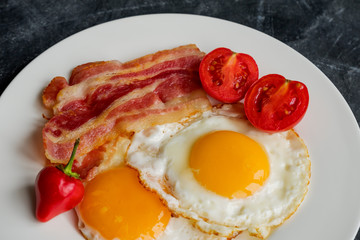 fried eggs