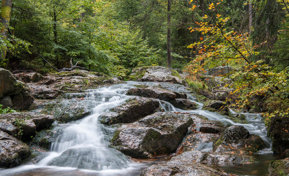 Unterer Bodewasserfall im Harz, Deutschland
