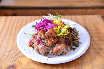Japanese food of CORI. Vegan Foodstand