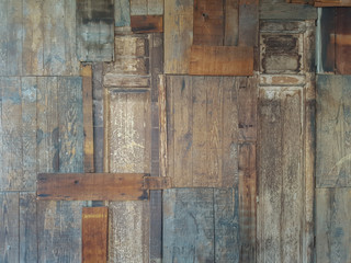 Wooden wall background.