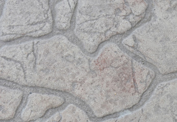 Textured gray tiles.