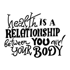 Vector lettering. Meditatin motivation quote. Hand drawn calligraphic design with doodles elements