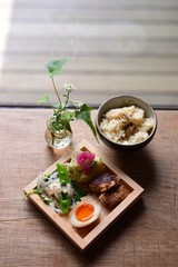 Japanese cuisine and plant in Shouambunko