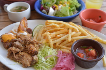 Mexican cuisine of Hacienda del cielo