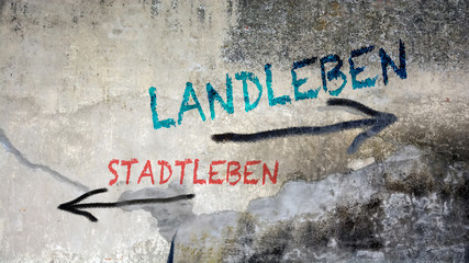 Schild 391 - Landleben