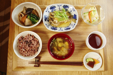 Japanese food set of Photo Book Dining Megutama