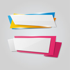 Vector modern colorful banner