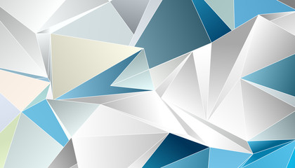 Fototapeta premium Abstract Low-Poly triangular modern background