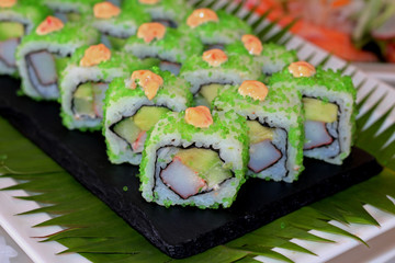 California maki roll, sushi roll
