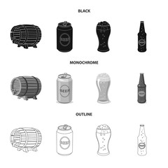 Vector design of pub and bar icon. Collection of pub and interior stock vector illustration.