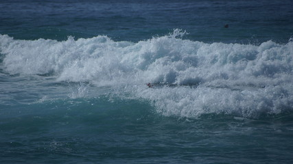 waves on the sea