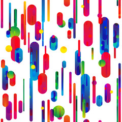 kolorowe linie bezszwowe tło wektor © Rzoog