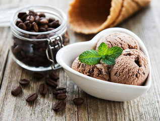 Coffee ice cream