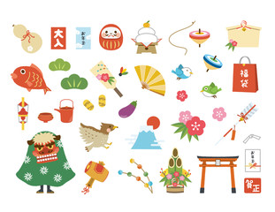 お正月　素材　セット