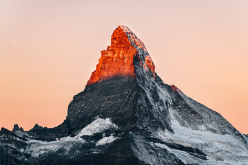 Matterhorn, Sonnenaufgang, Schweiz