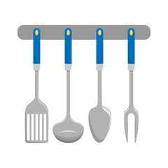 Set of kitchen items. Flat vector illustration.