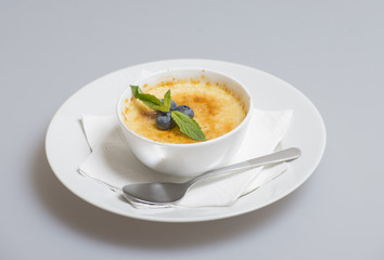 Creme Brulee With Berries