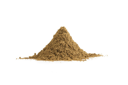 Heap of ground caraway.