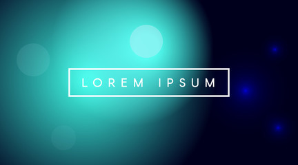 Minimal poster cover with modern light blue color