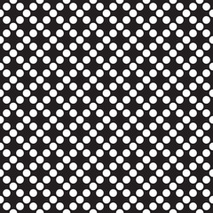 Seamless polka dot grid pattern. Dot texture background.