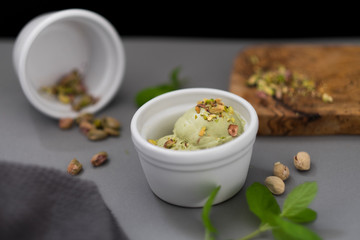 Ice cream pistachio