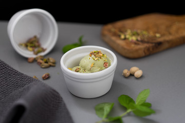 Ice cream pistachio