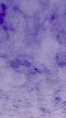 Background of abstract purple color smoke. The wall of purple fog. 3D illustration