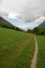 Fototapeta premium Among the mountains of the valley of aran in Lleida