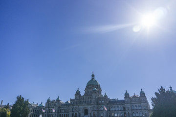 Naklejka premium British Colombia Parliment buildings in Victoria, Canada