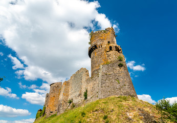 The Chateau de Tournoel, a castle in the Puy-de-Dome department of France