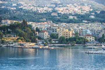 Fototapeta na wymiar view of mytilene