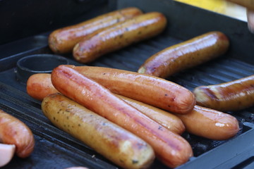 grilled sausages