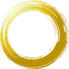 Circle drawn with a brushlet